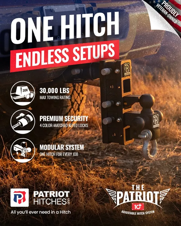 Social post: One hitch, endless setups